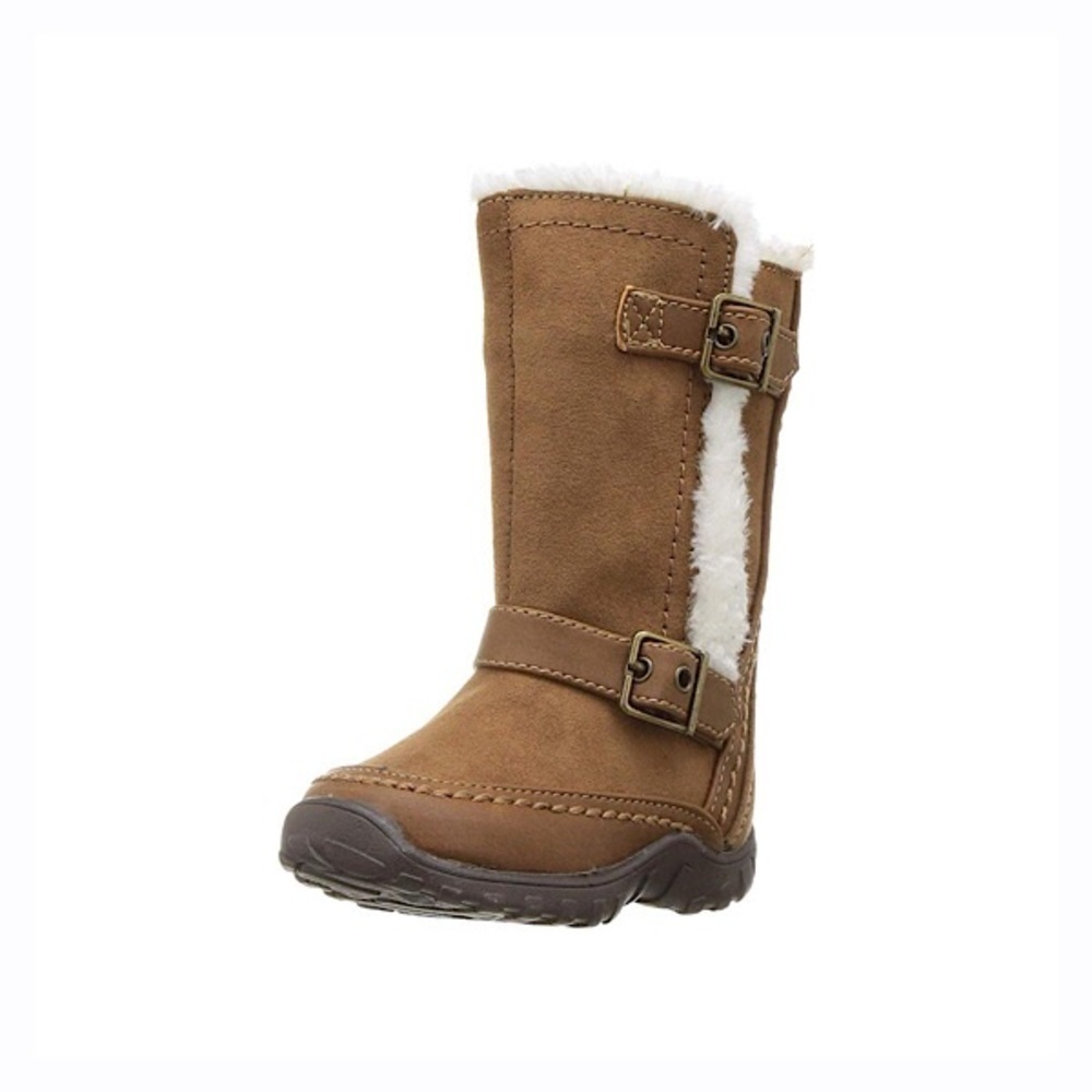 Little Girls Nine West Naydine Snuff Brown Boots